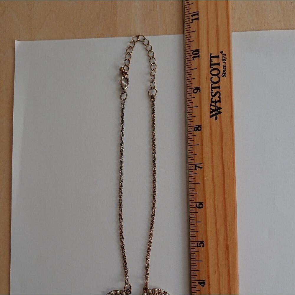 H & M Golden tone with faux pearls necklace - Picture 4 of 6
